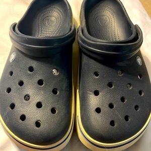 Navy blue Crocs